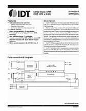 DataSheet IDT71256S pdf